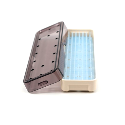 Boîte De Stérilisation Ophtalmologie/dentaire En Acier Inoxydable 6x10 Pouces - Avec Tampon Silicone - Neuf